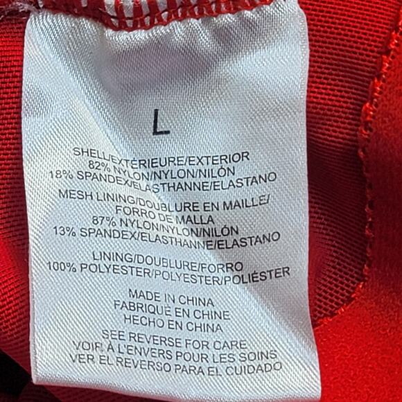 Jones New York Red One Piece Swimsuit Women's Size L - Picture 8 of 9